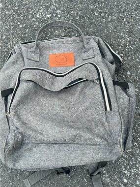 KeaBabies diaper bag Backpack with Front Pocket and Top Handle